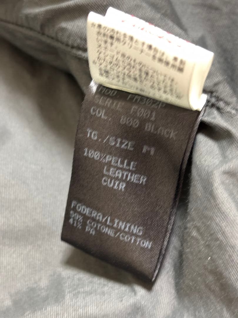 FAKTOR ホースレザーシングルライダース ホースレザー M BLACK 黒