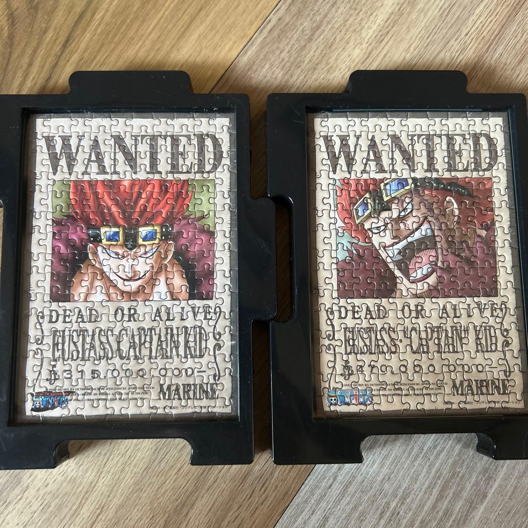 ONE PIECE ミニパズル150ピースの完成品（フレームつき）