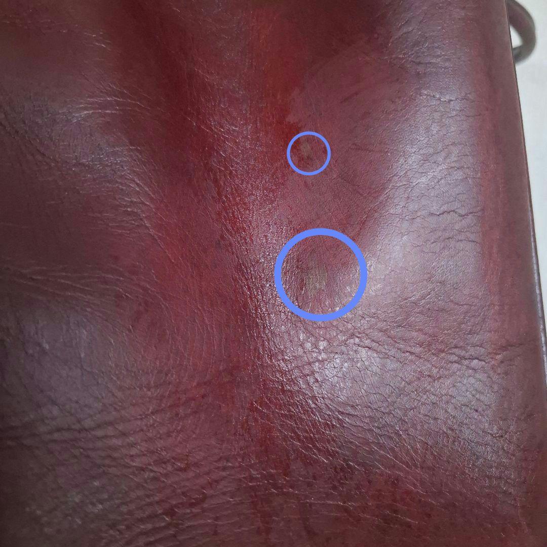 【本革】　旅行鞄　バッグ　ヴィンテージ　ワインレッド