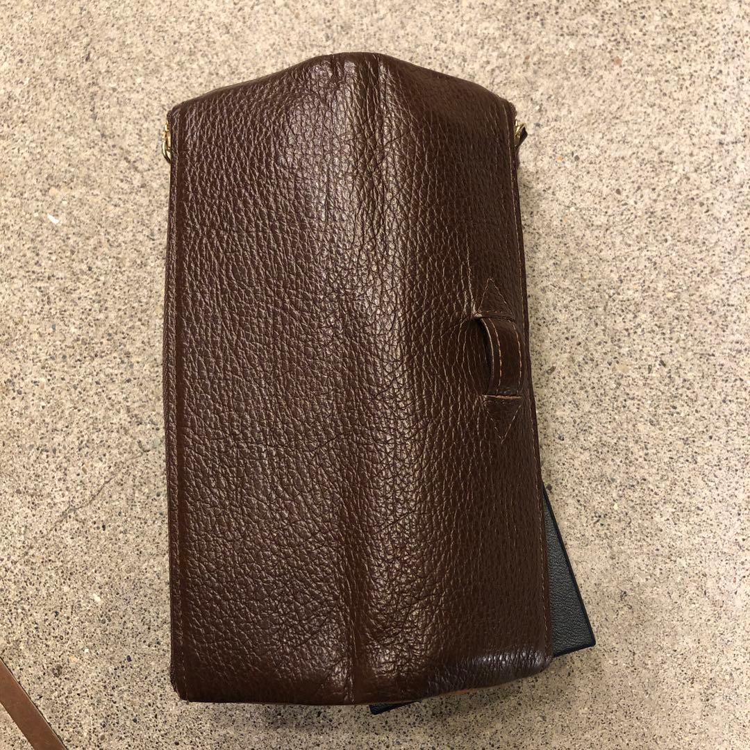 C COMPANY ルポ ペンケース ダークブラウン　　　　本革 美品