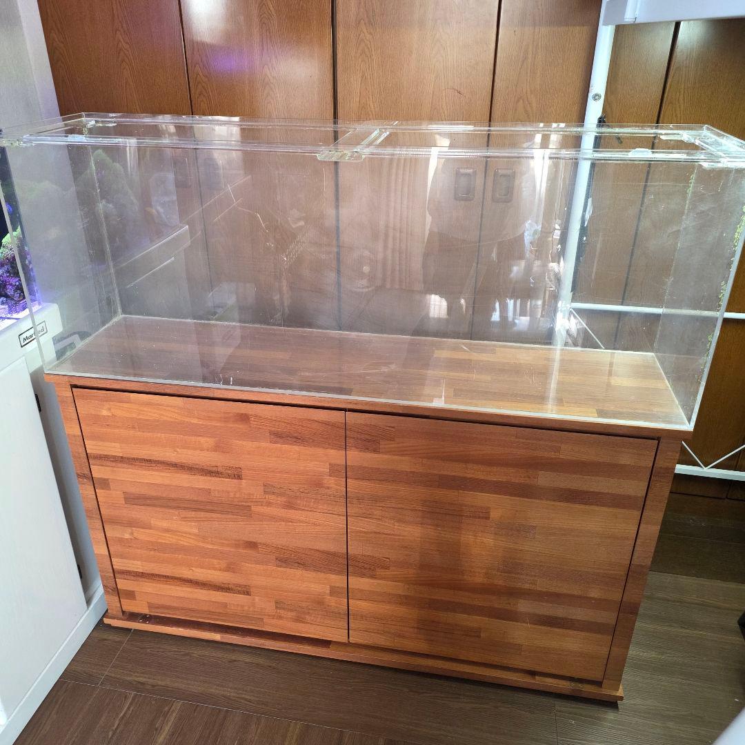 ステージア　ウッドキャビ　 1200　アクリル水槽　セット　キャビネット