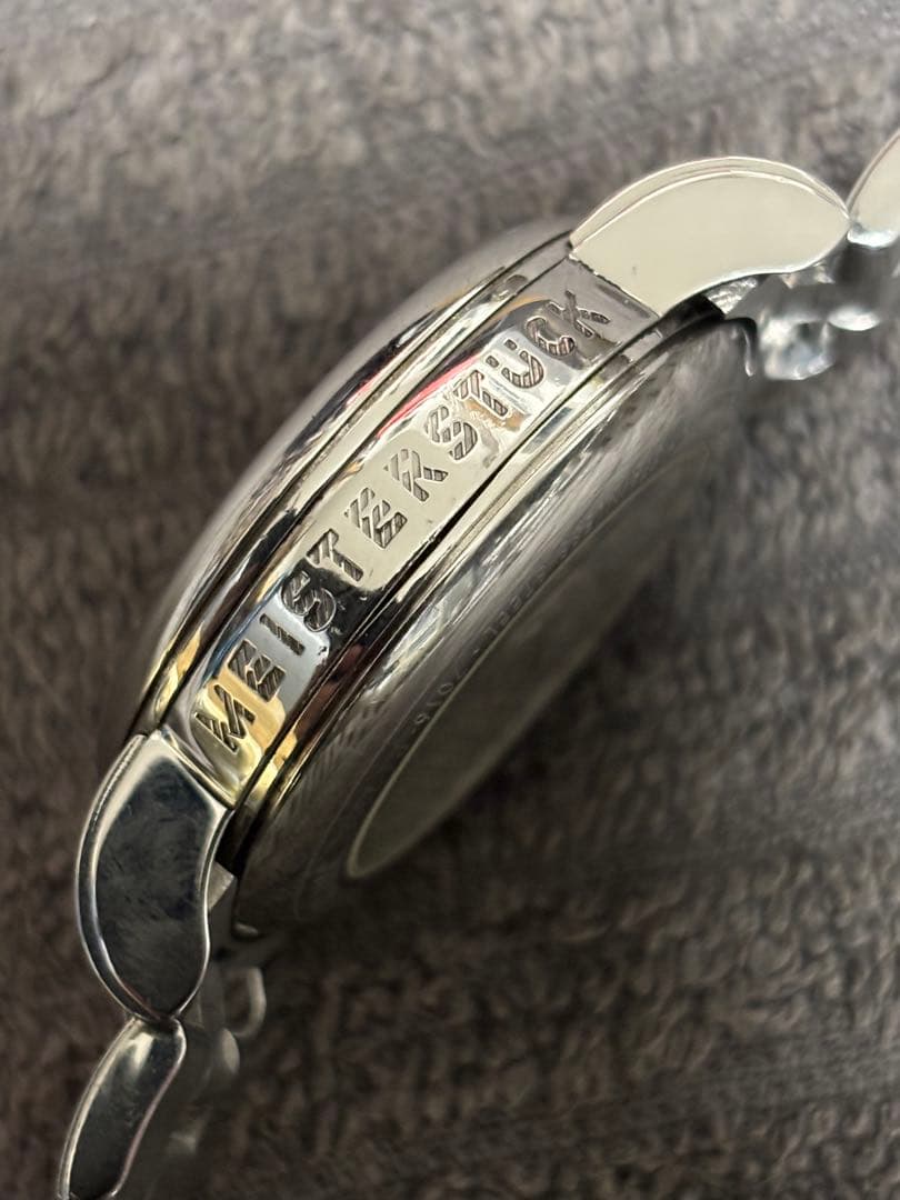 ■美品■MONTBLANC マイスターシュテック クロノ 自動巻■純正ブレス◾️