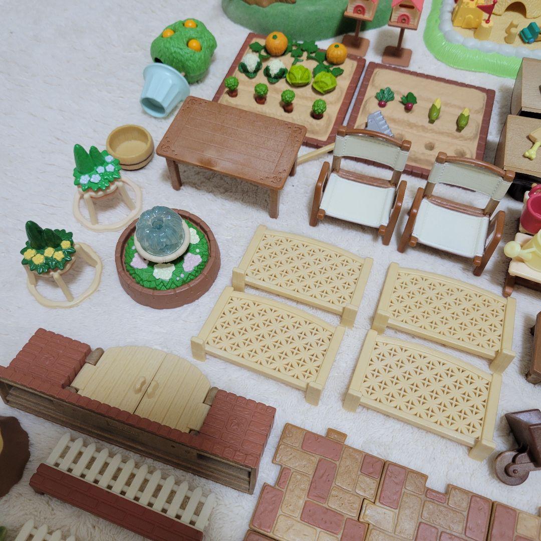 シルバニア 廃盤 ガーデンセット など まとめ売り 大量 レア