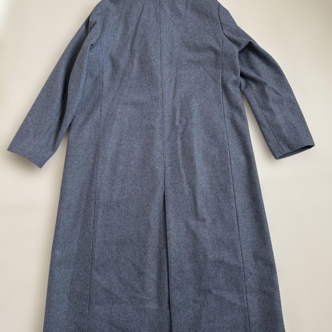 ICB グレー ウールライトメントルチェスターコート　サイズ42