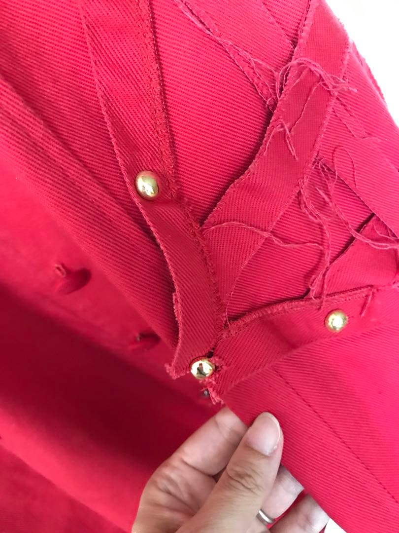 hideコスプレ/赤モンク衣装/Mサイズ