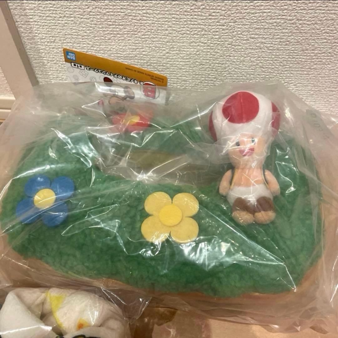 マリオ　1番くじ　ブランケット　皿　ティッシュケース　ジッパー　スーパーマリオ