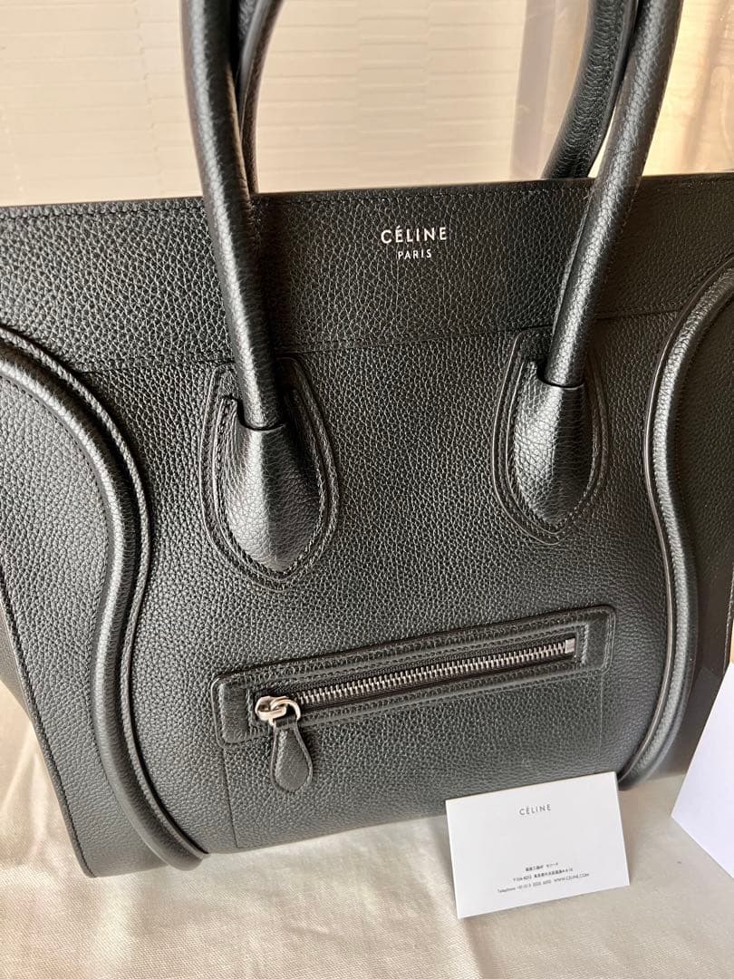 美品　セリーヌ　ラゲージバッグ　ブラック　ビジネス