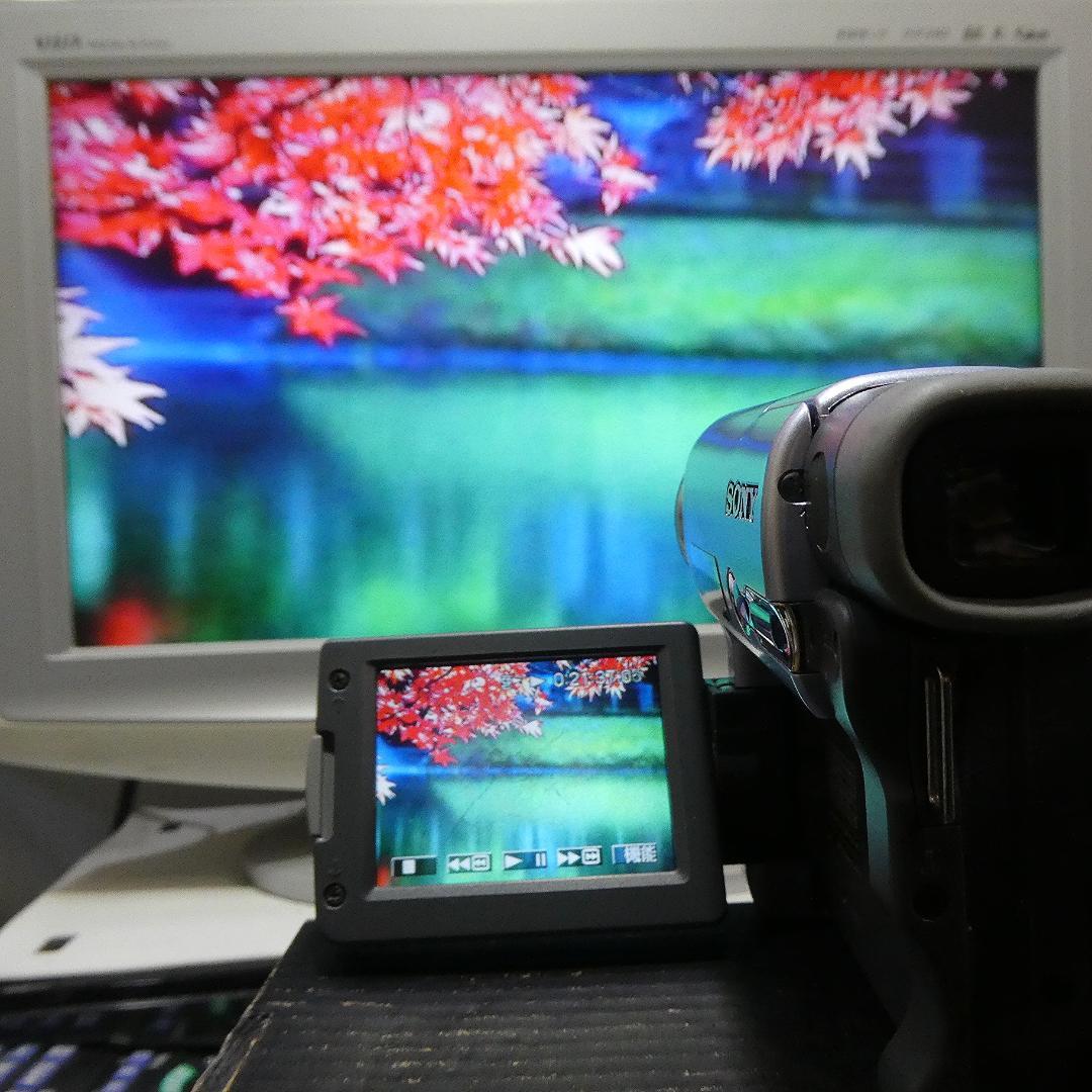 動作品 ソニーDCR-TRV33 MiniDV ビデオカメラ DVDダビングに