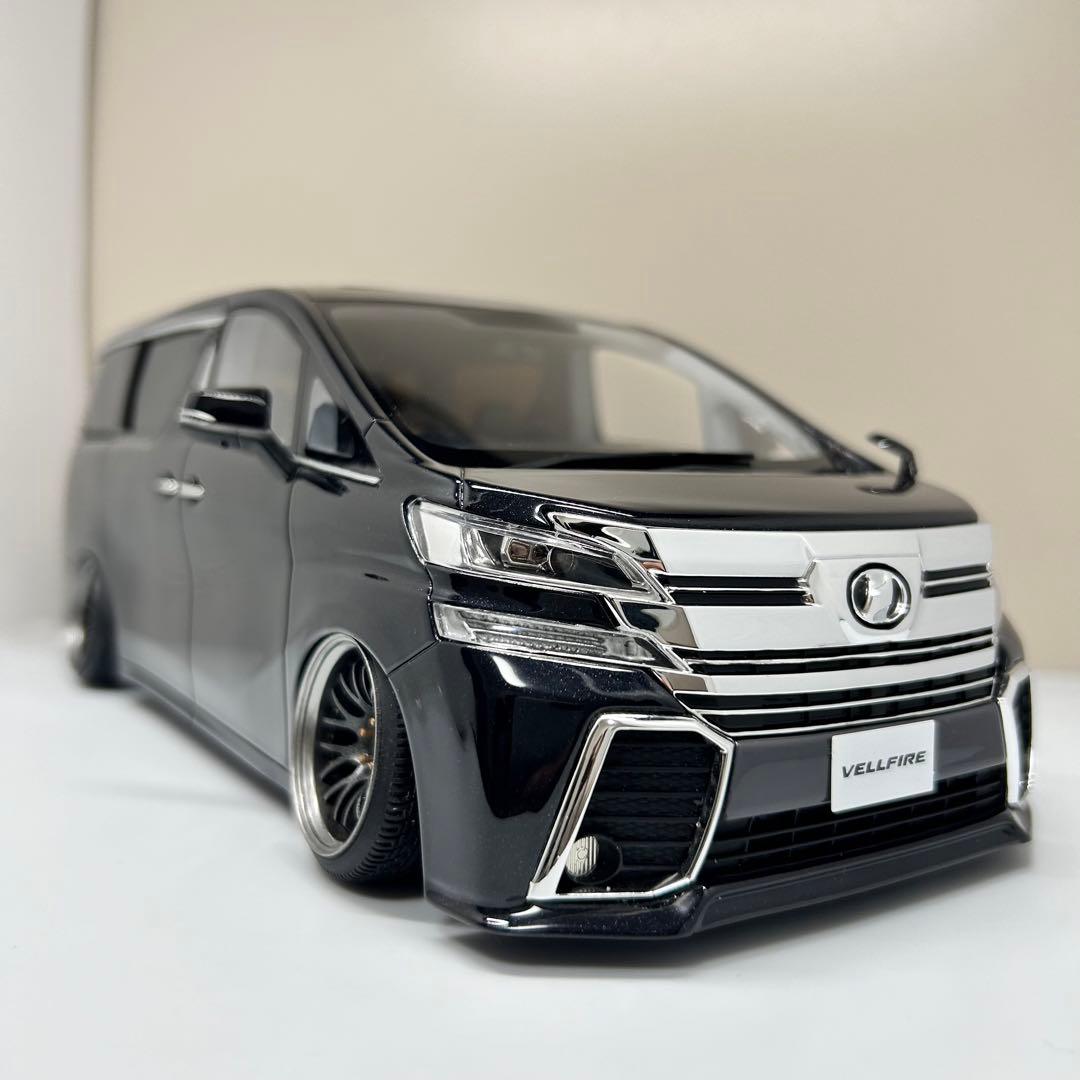 1/18京商 SAMURAI ヴェルファイア カスタム ミニカー　ブラック
