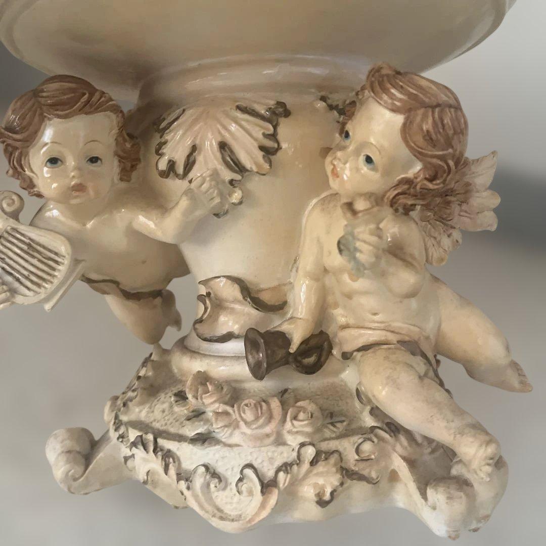 アンティーク 天使のミニサイドテーブル