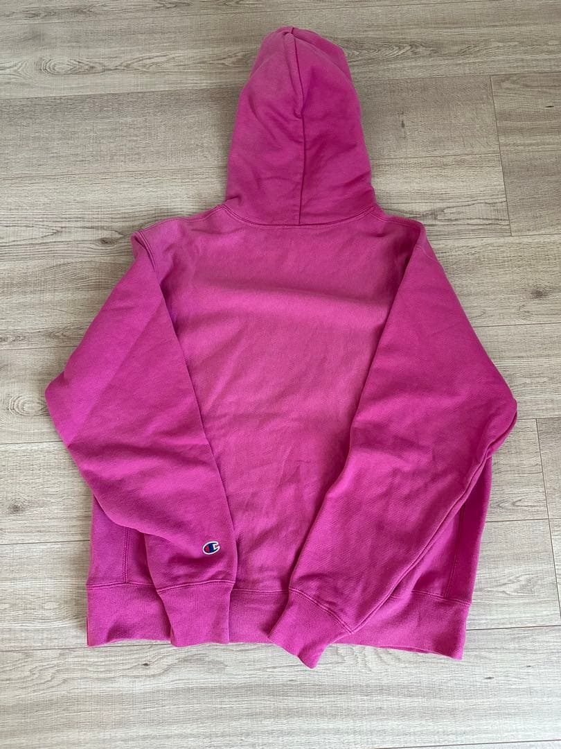 champion リバースウィーブ ピンク マジェンタ ホンジュラス製 US規格