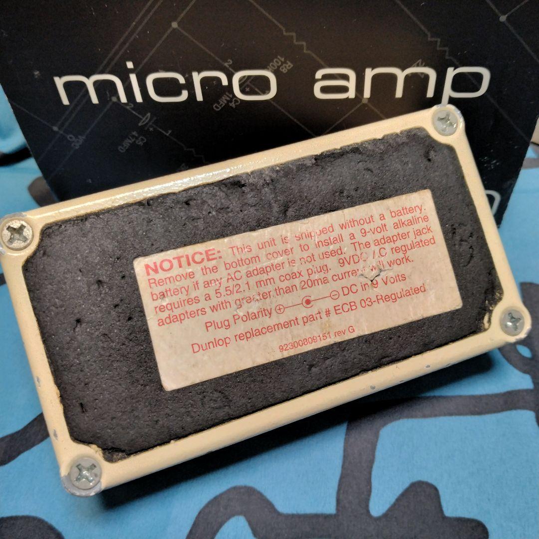 【名機！】MXR M-133 micro amp クリーン・ブースター