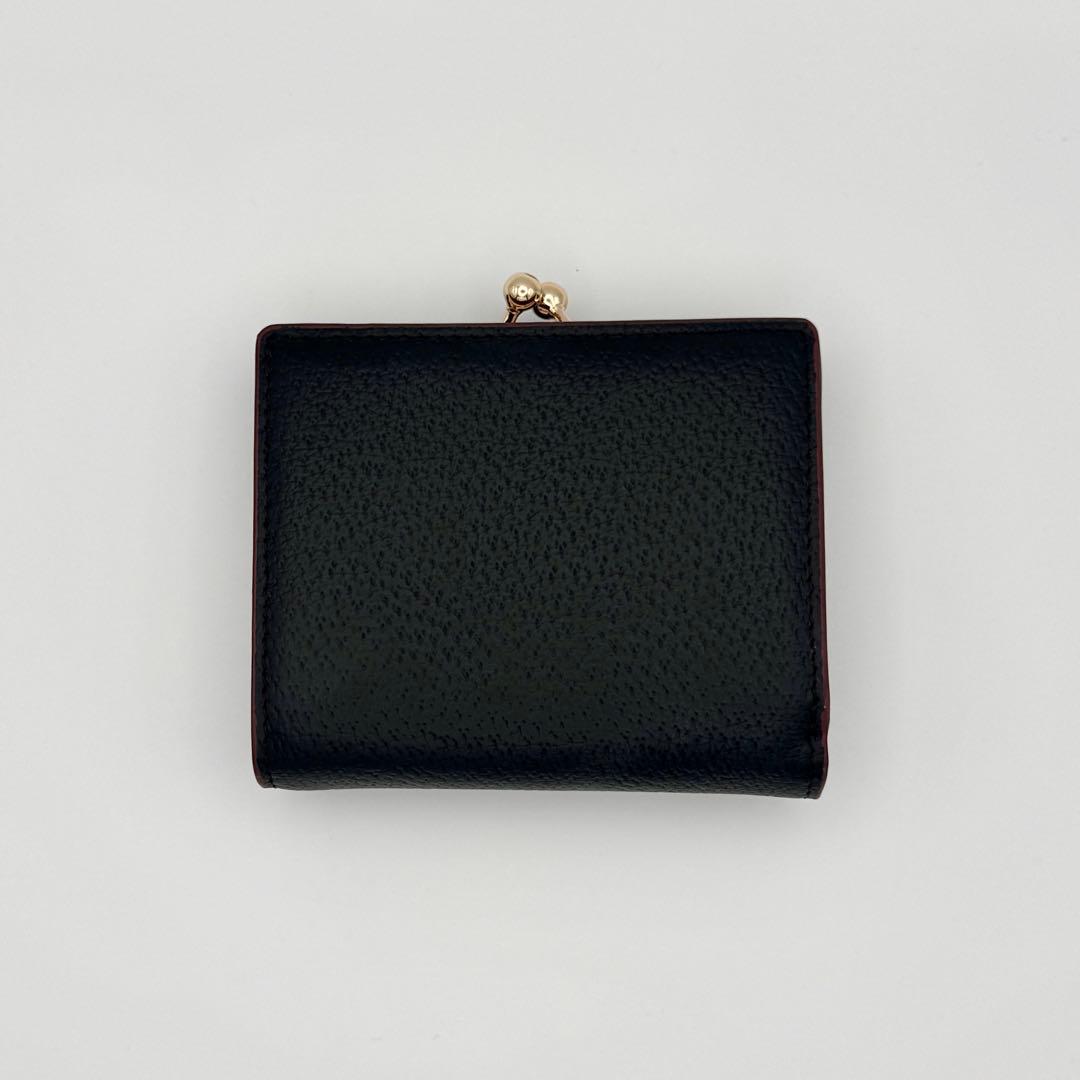 Vivienne Westwood がま口 二つ折り財布 黒 未使用