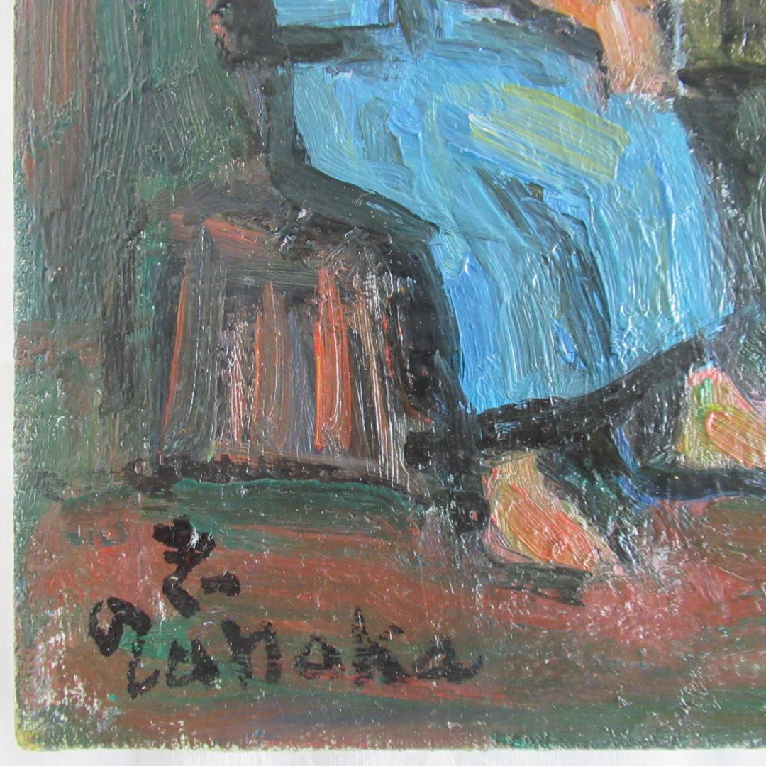 田中忠雄「捧げものをする東方から来た博士たち　1989」　P10号　神戸