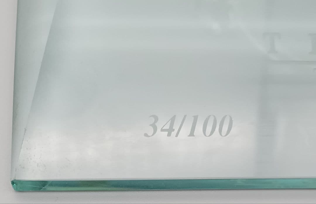 ディズニーランド ティンカーベル オブジェ ガラス シリアルナンバーあり