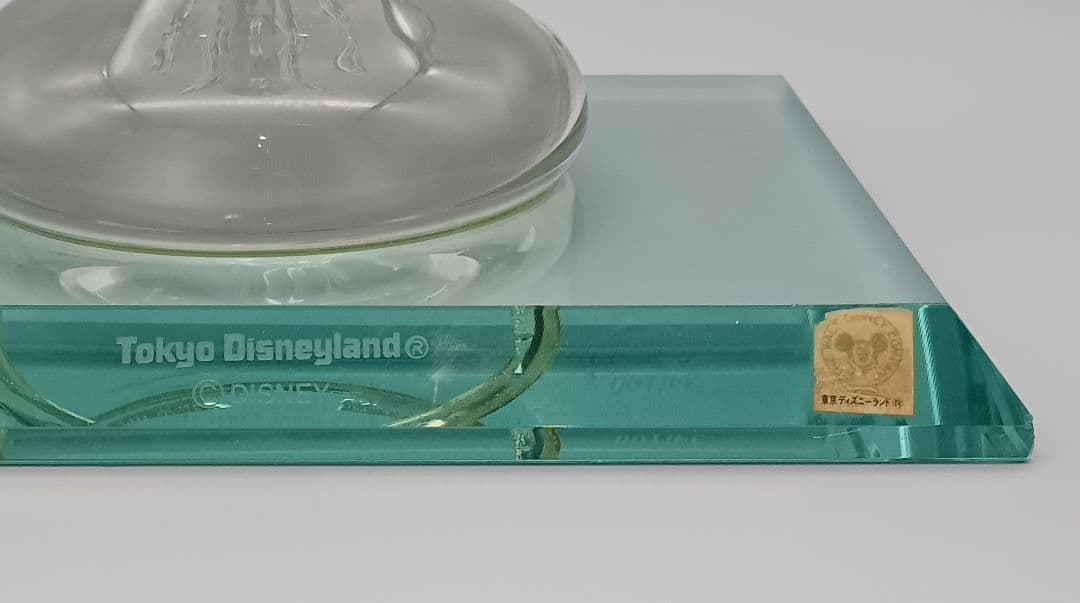 ディズニーランド ティンカーベル オブジェ ガラス シリアルナンバーあり