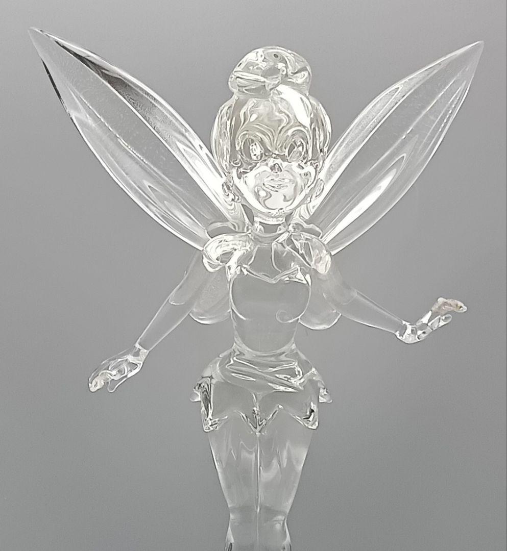 ディズニーランド ティンカーベル オブジェ ガラス シリアルナンバーあり