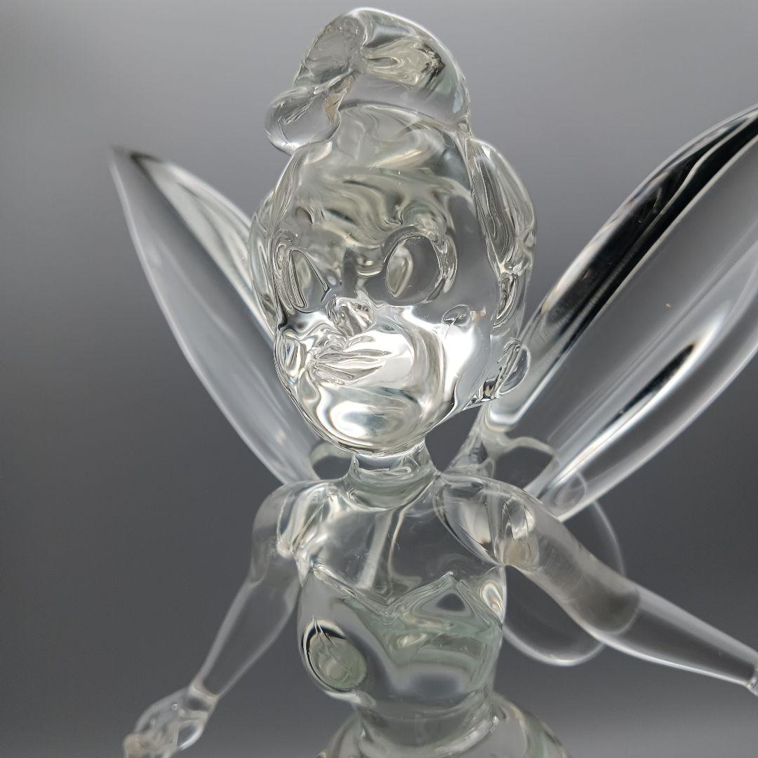 ディズニーランド ティンカーベル オブジェ ガラス シリアルナンバーあり