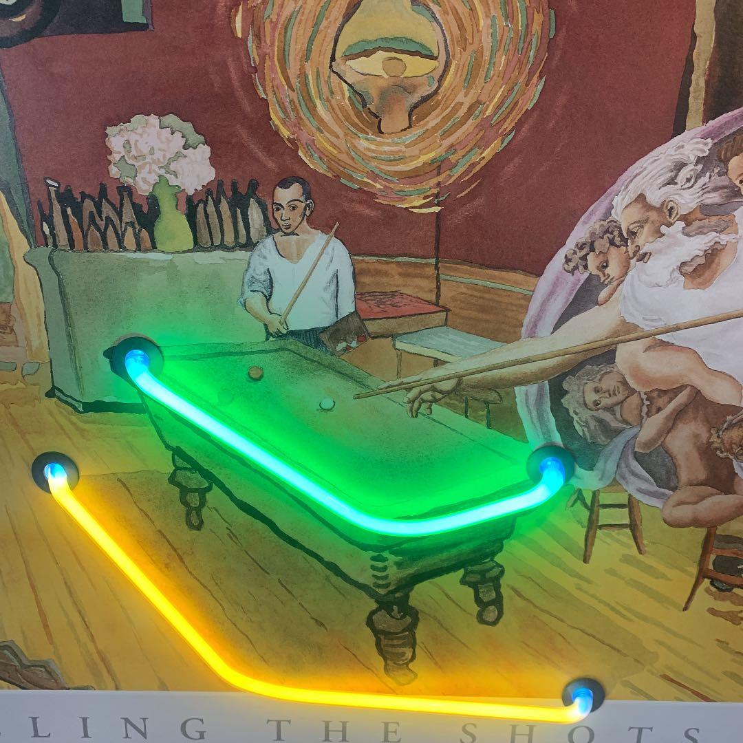 NEONETICS.inc ネオンアートパネルビリヤード