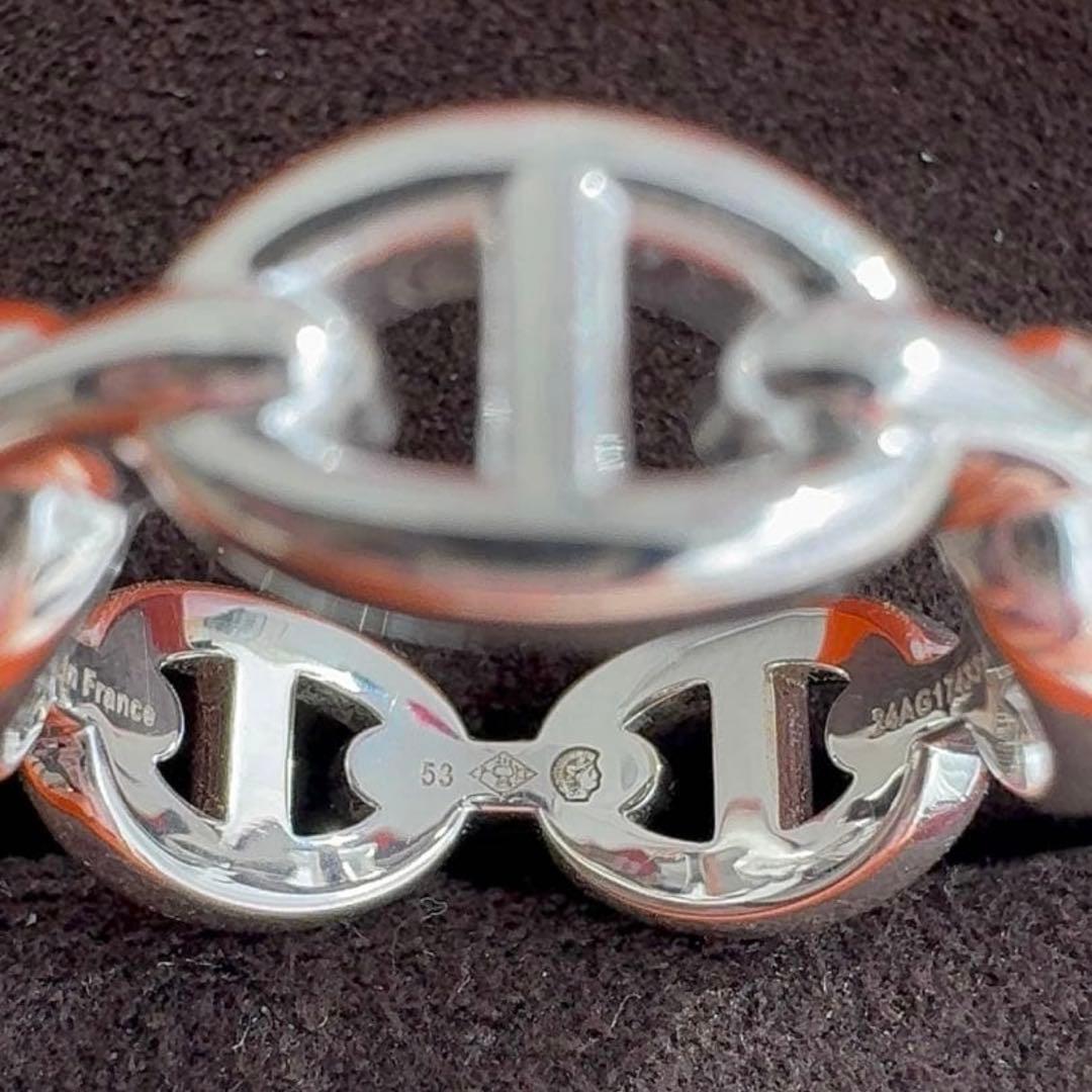 エルメス シェーヌダンクル アンシェネ 53 リング 新品