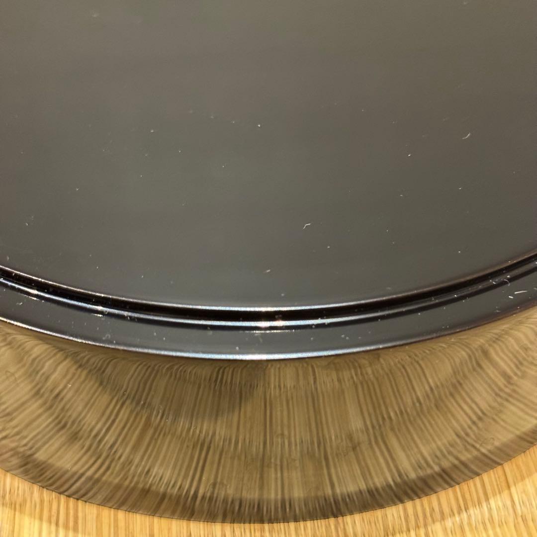 輪島塗 池盛漆器謹製 本堅地 網代沈金 丸重 共箱 美品