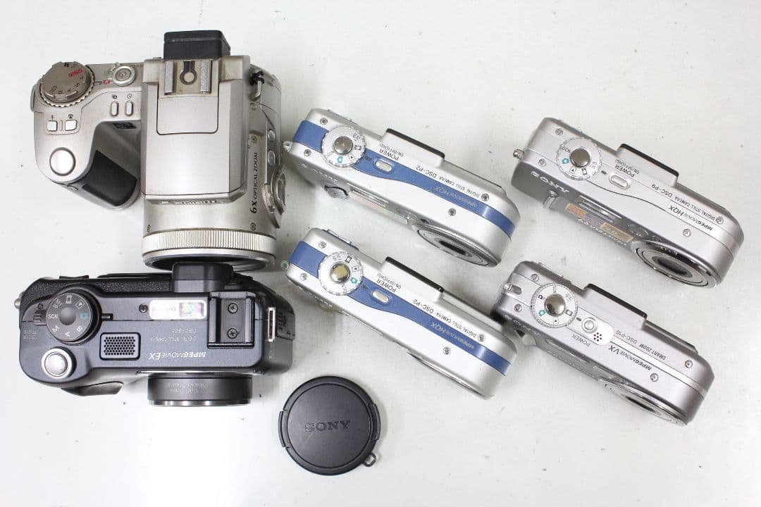 デジタルカメラ ６台 ジャンク品 SONY FUJIFILM