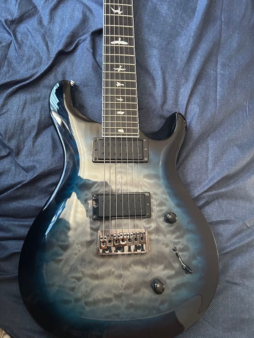PRS SE Mark Holcomb SVN Blue Burst 7弦ギター