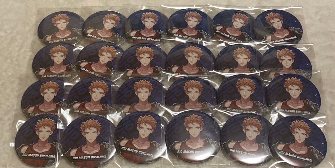 ヒプノシスマイク　ヒプマイ　ファンミ　ヨコハマ　缶バッジ　毒島メイソン理鶯