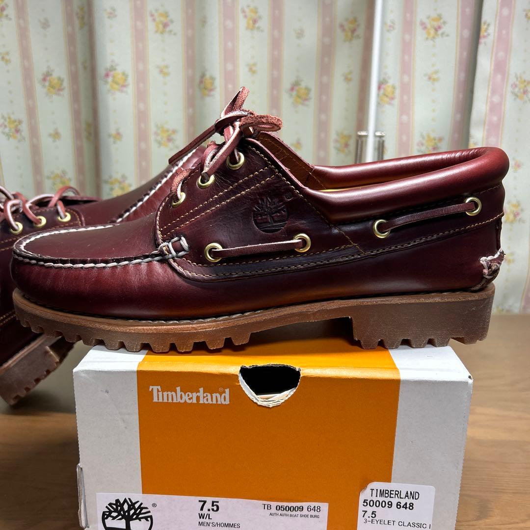 Timberland ティンバーランド 3eye バーガンディ　25.5
