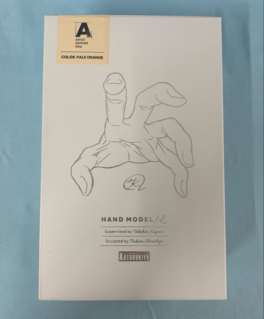 ハンドモデル L PALE ORANGE アクションフィギュア