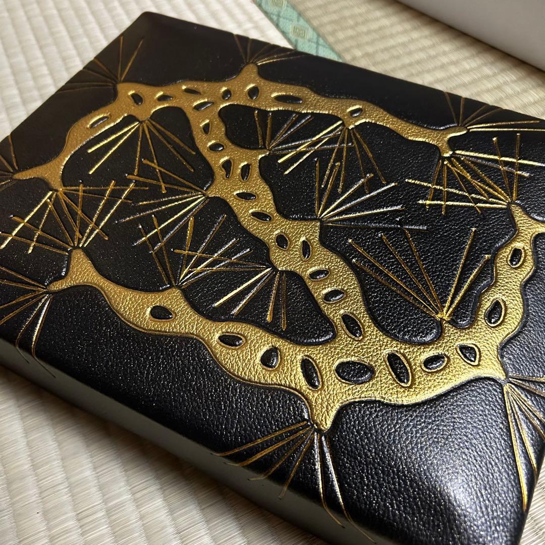 名産　姫路革細工　革文庫　文箱　伝統工芸品