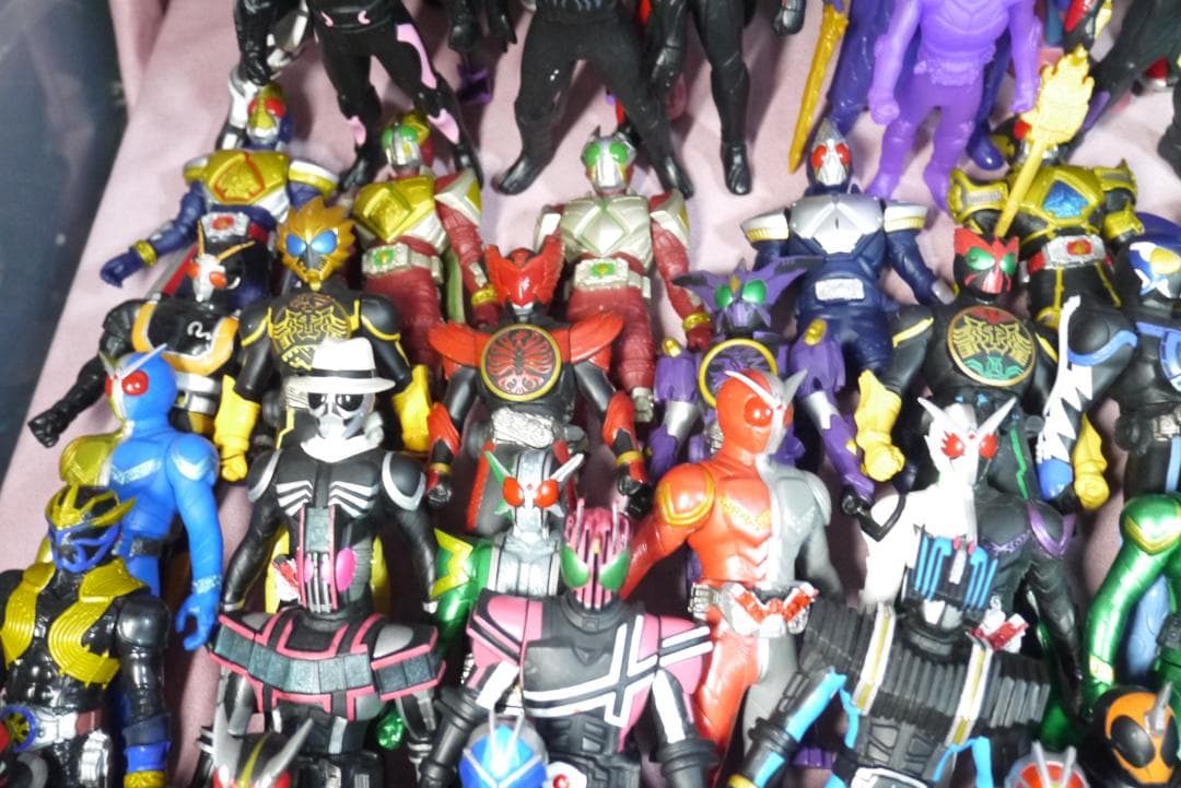 ライダーヒーローシリーズ　ビッグサイズソフビフィギュア　130体セット