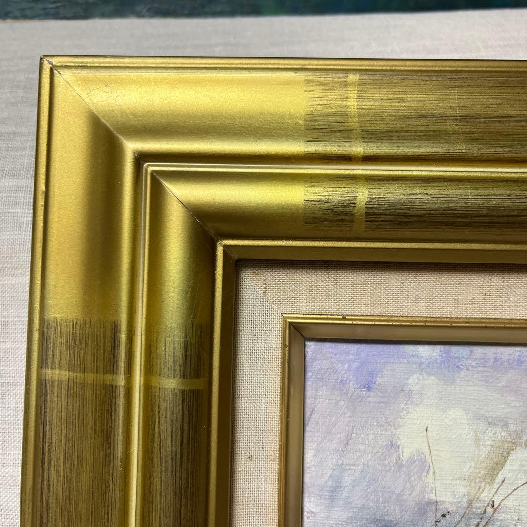 風景画 油彩 Ｆ6 サイン有り 作者不詳