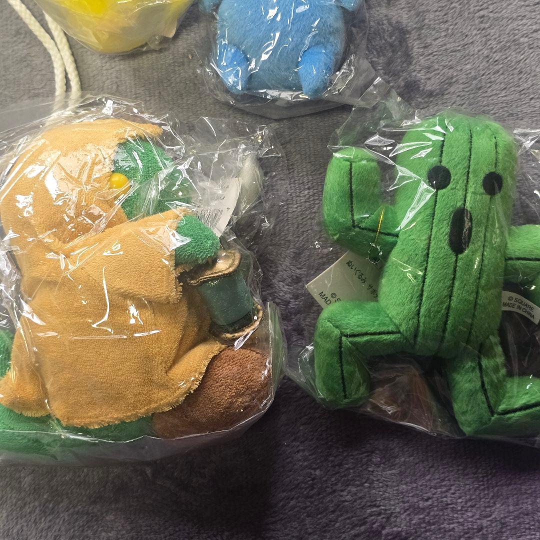 FFシリーズ ぬいぐるみ マスコットセット サボテンダー チョコボ トンベリ 他