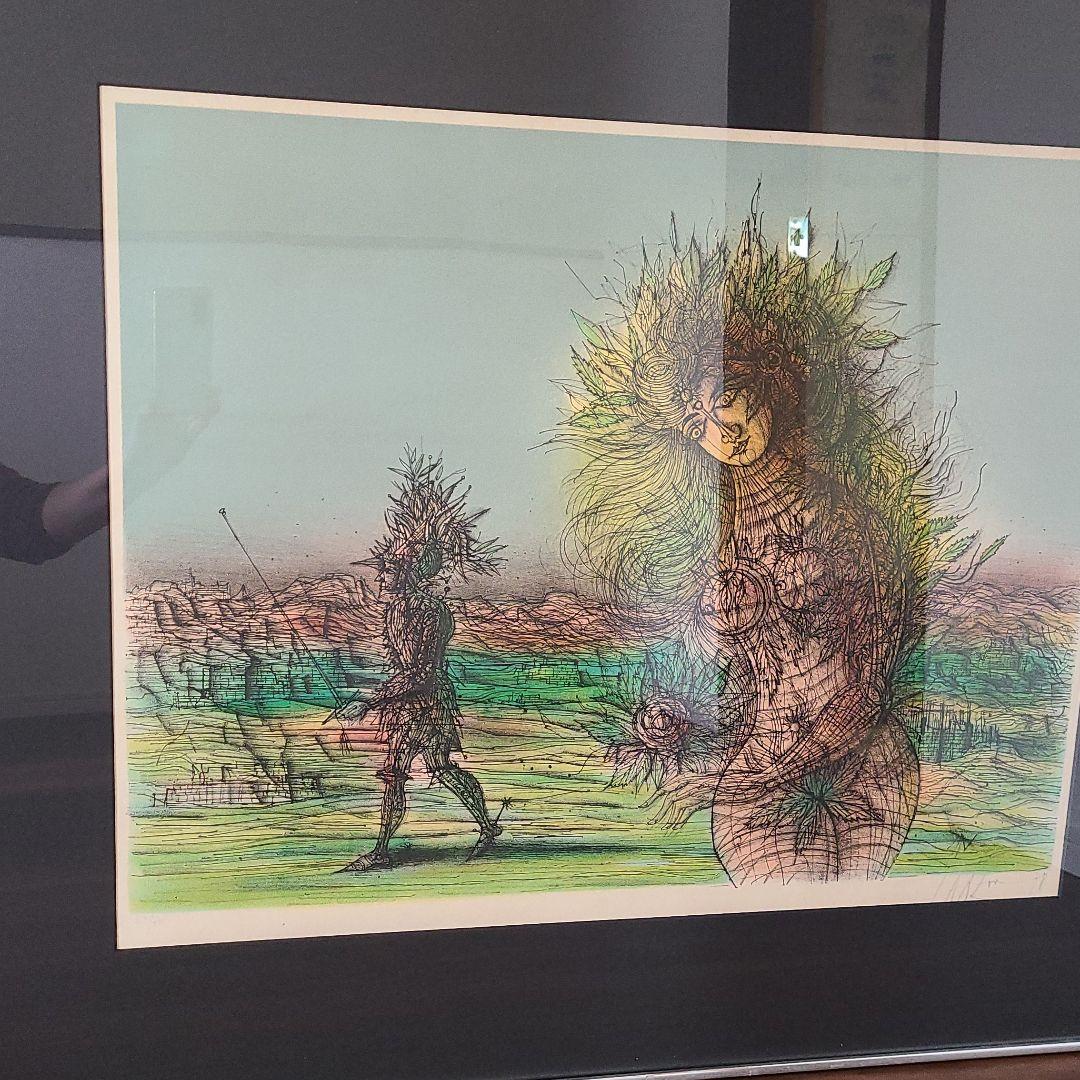 ジャンカルズー作　リトグラフ