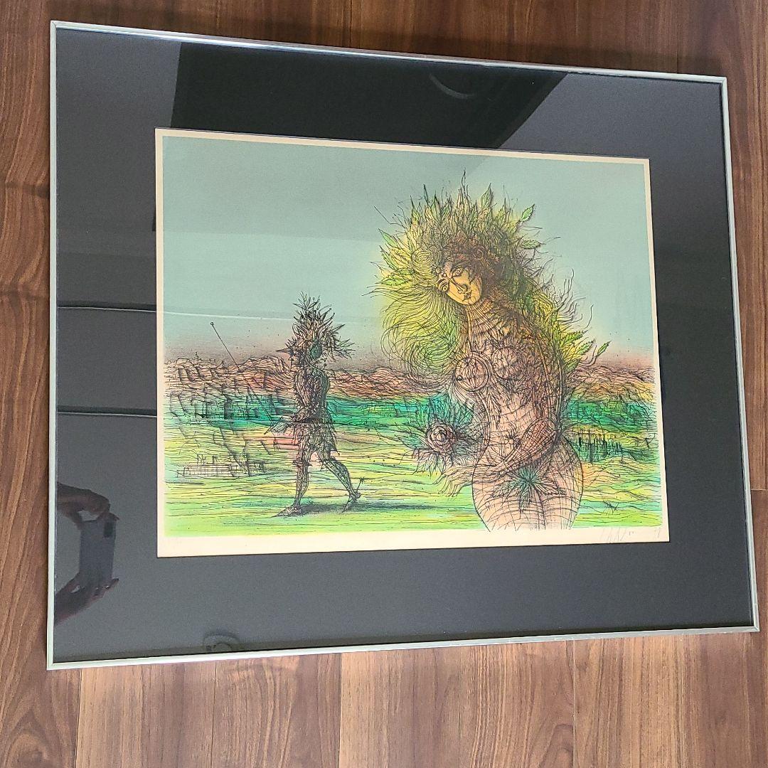 ジャンカルズー作　リトグラフ