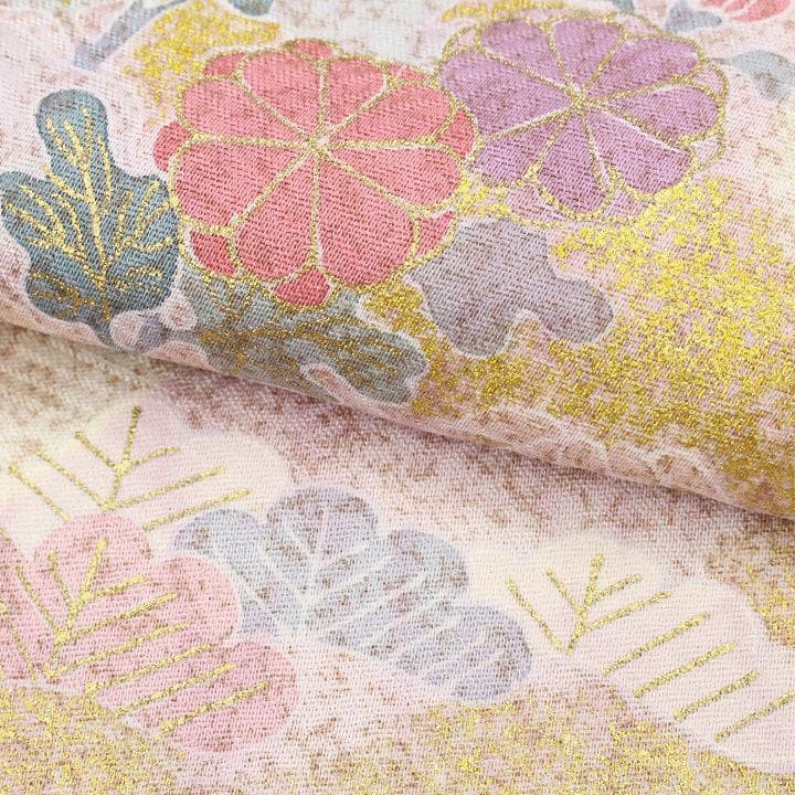 裄６７ｃｍ　京友禅【松井青々】　【手描き本友禅染】と【日本刺繍】　新品の訪問着