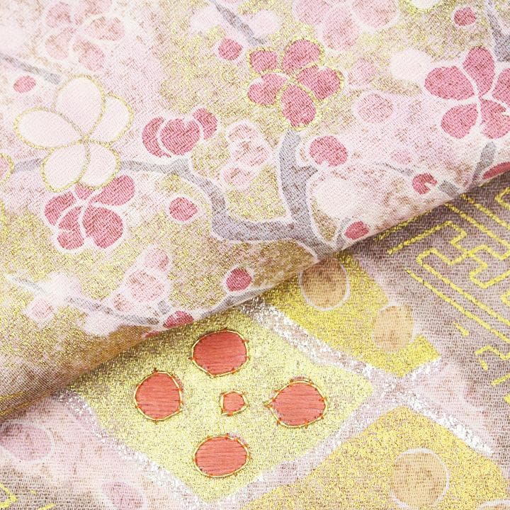 裄６７ｃｍ　京友禅【松井青々】　【手描き本友禅染】と【日本刺繍】　新品の訪問着