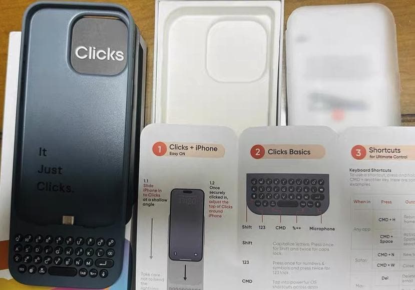 完璧なCLICKSキーボード、特別な「創設者」Edition for 15Pro