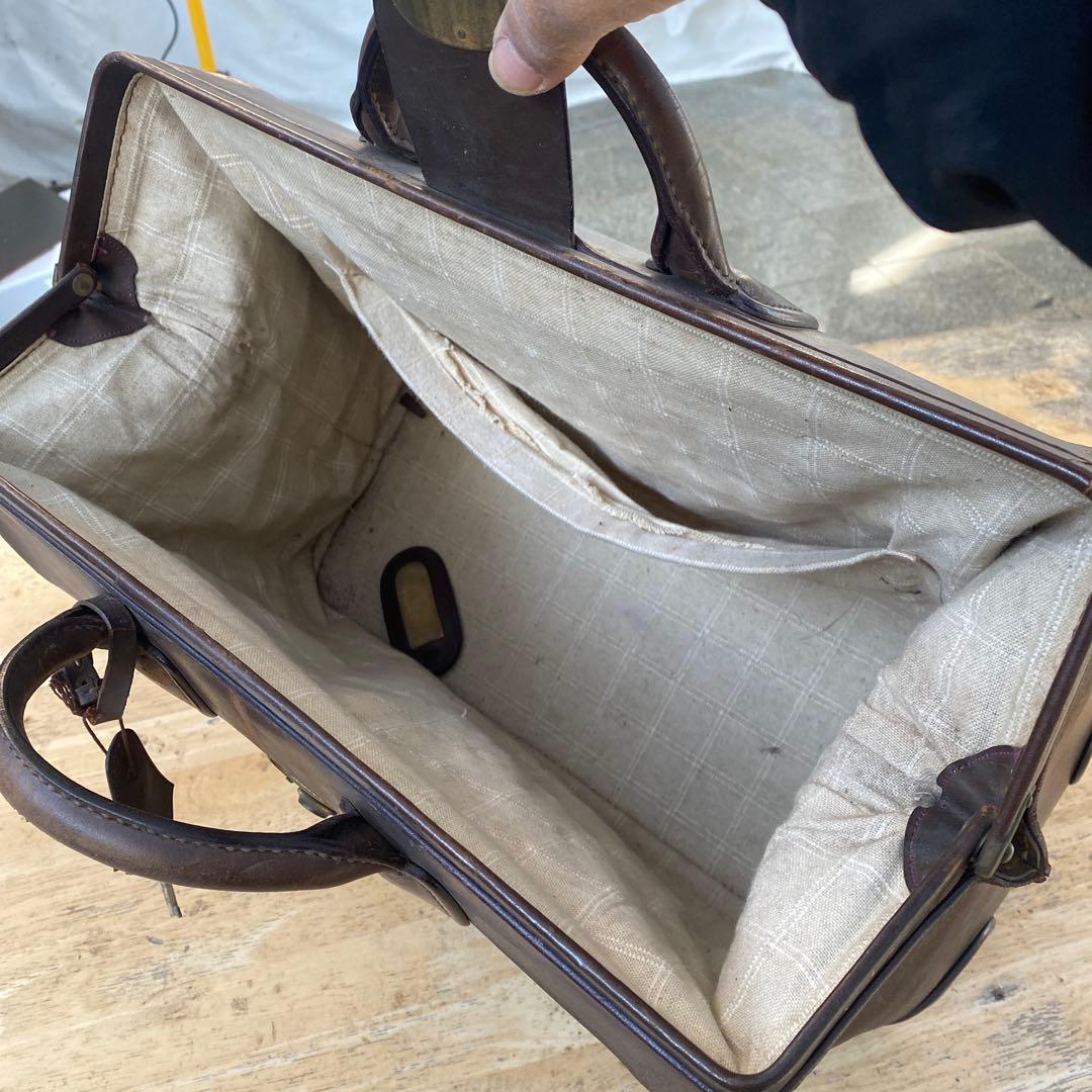 1900年頃の本革　ドクターバッグ
