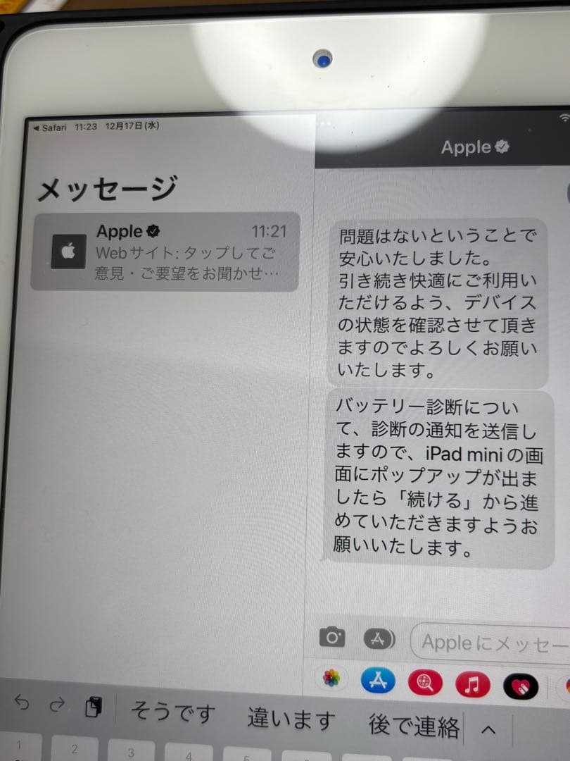 美品！iPad mini4 128GB バッテリー89%