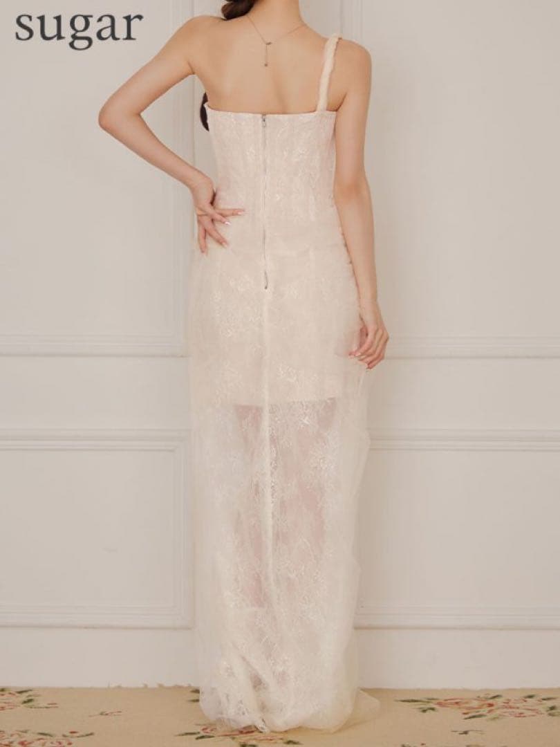 アイボリー レースドレス スリーブレスシュガー値下げ中