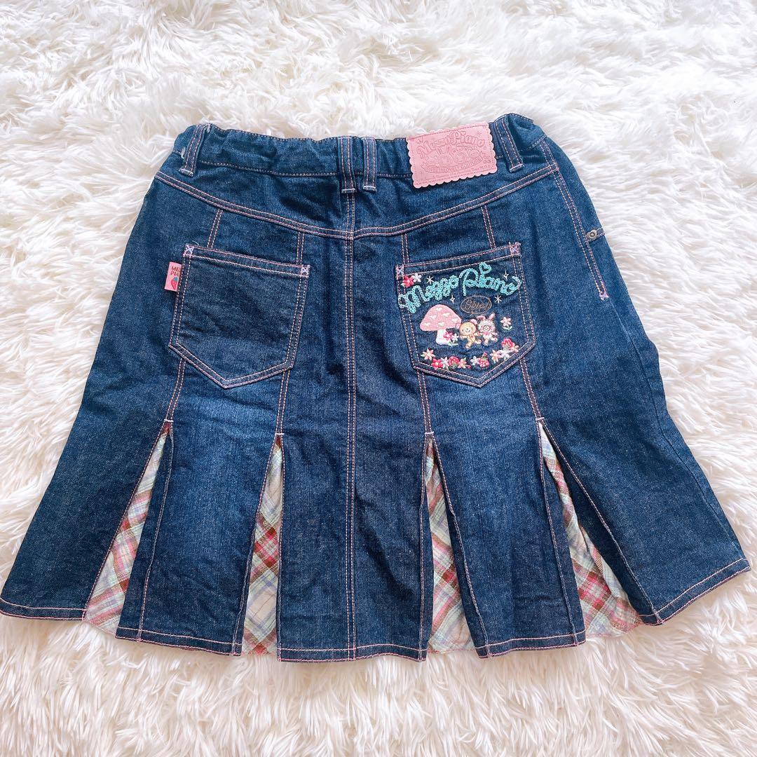 【激レア】メゾピアノ　デニムスカート　160 ベリエ　平成レトロ　Y2K