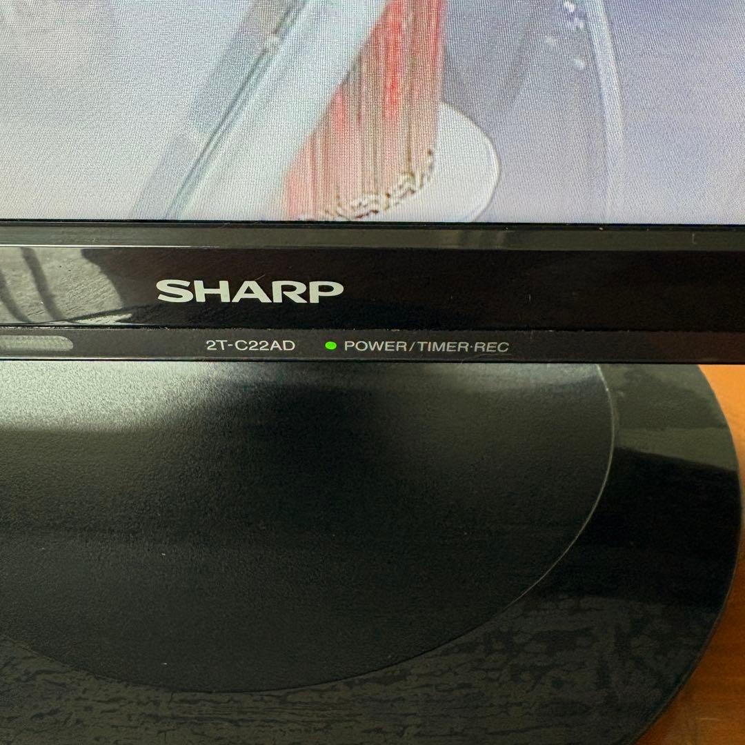 SHARP 液晶テレビ 2T-C22AD 2019年製　AQUA アクオス