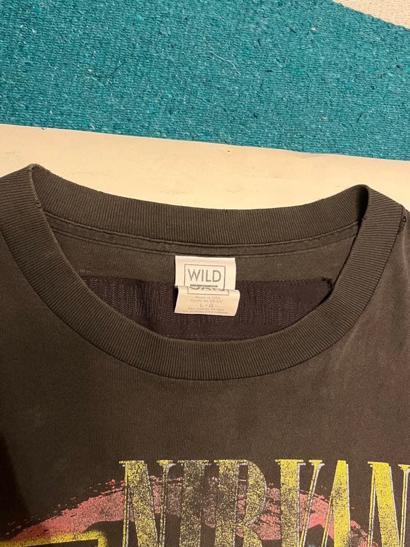 90s NIRVANA vintage tシャツ グッドフェード 短丈