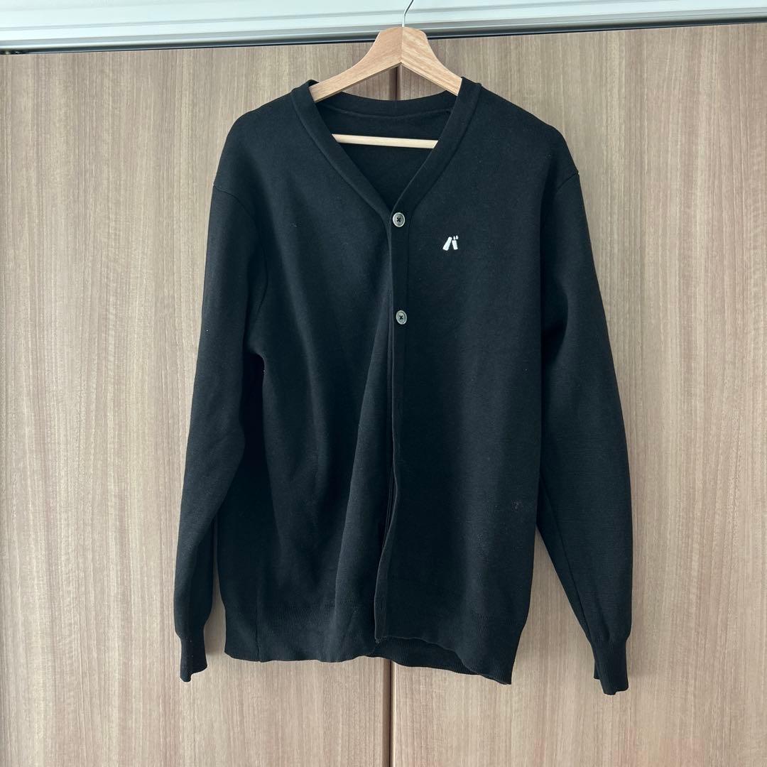 バナナマン　カーディガン　ブラック　Ｌサイズ