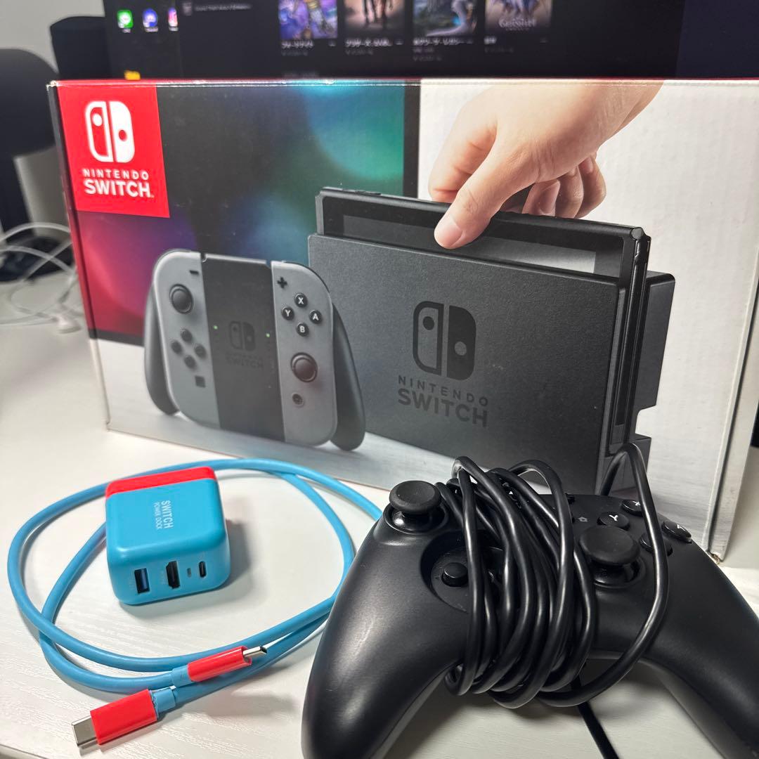 Nintendo Switch グレー 本体 コントローラー セット
