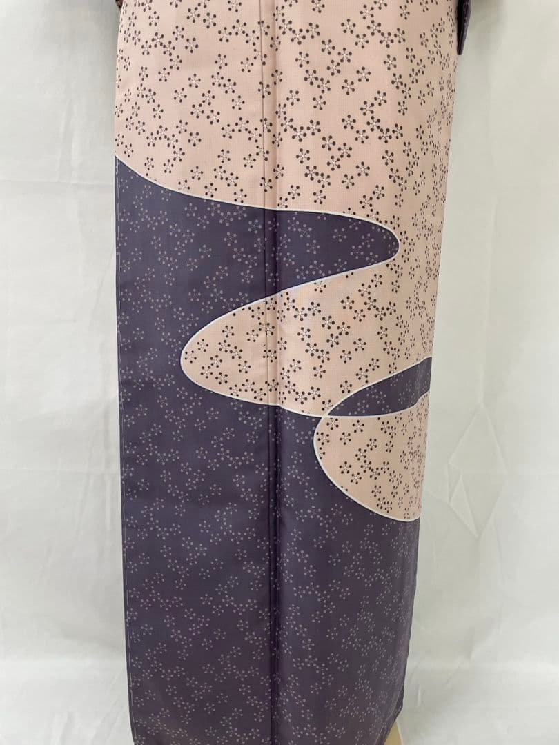 お見分け済　新品未使用　大島紬創作訪問着と袋帯