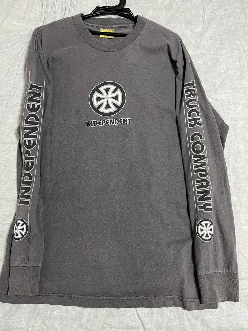 INDEPENDENT 長袖Tシャツ L グレー