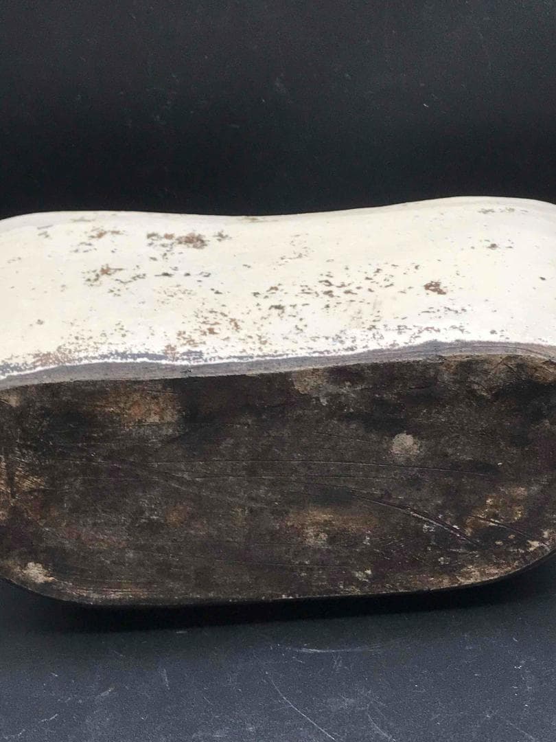 中国骨董　宋時代　磁州窯真珠蓮池紋枕　旧家蔵出し(B-3)